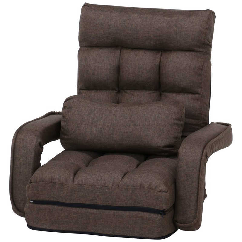 不二貿易　4WAY座椅子 0212 ダークブラウン　35498