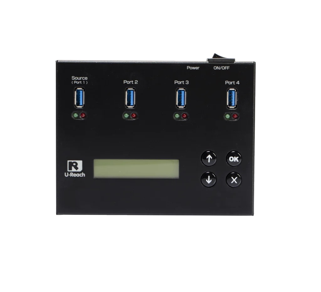 USB3.1 ミニシリーズ：4ポートUSB3.1デュプリケータ USBA1