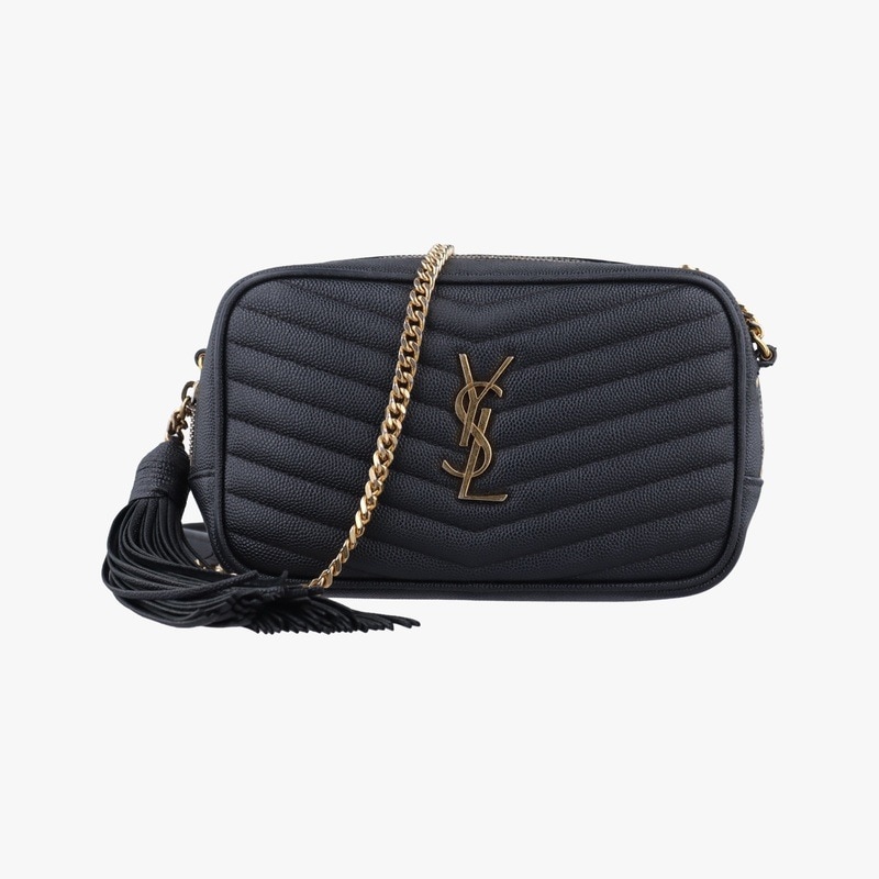 ルー ミニ カメラブラックレザー585040ALM585040.0619中古