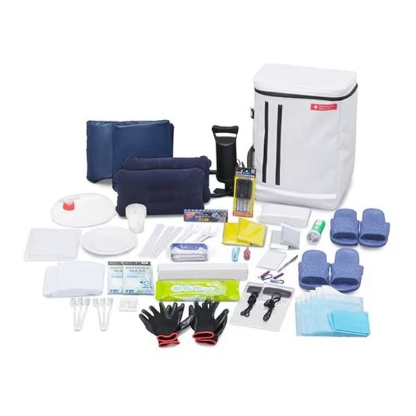 防災セット 2人用/44点/ホワイト BS2-44