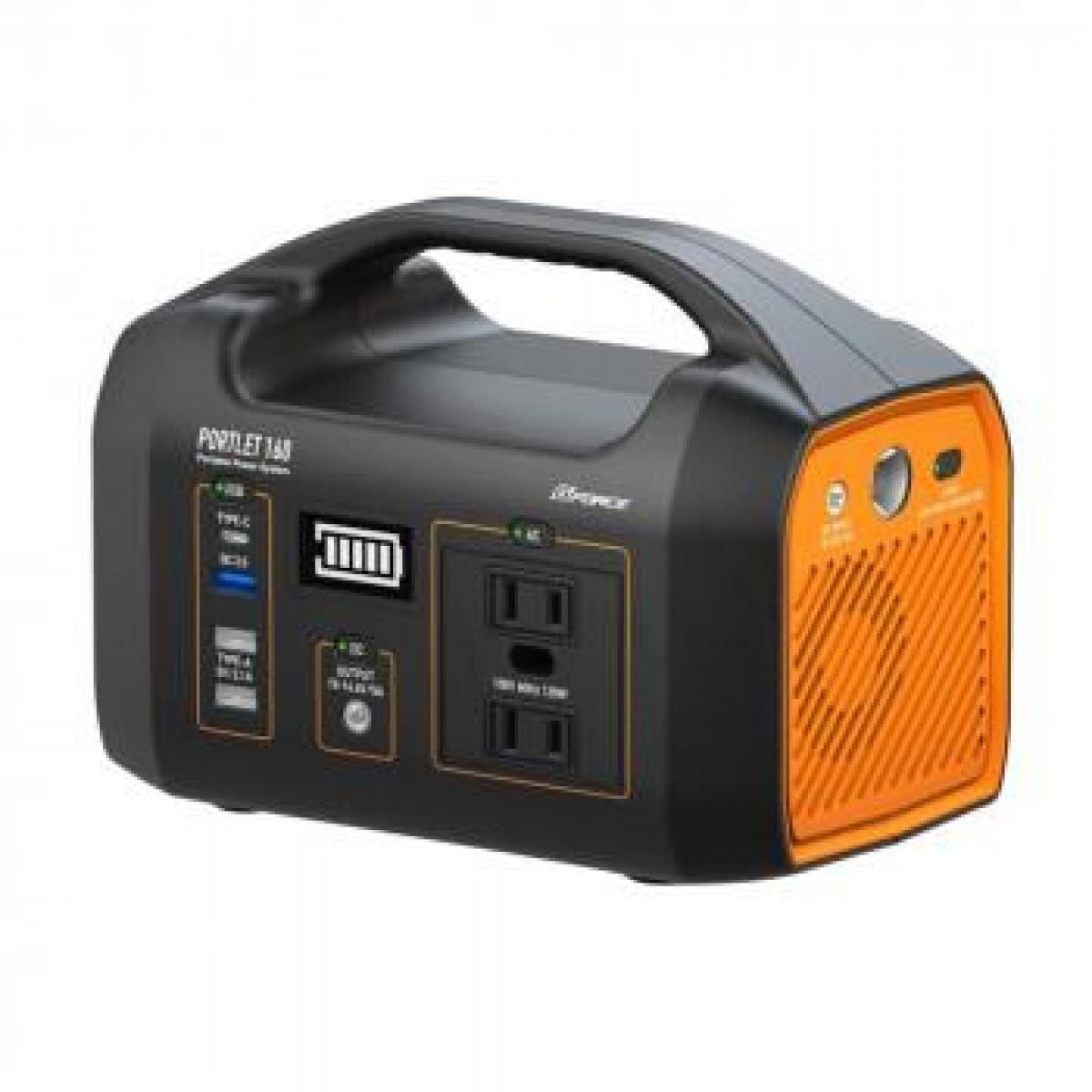 ジーフォース 120W ACポータブル電源 PORTLET160 G-FORCE 軽量 大容量 アウトドア ホビー キャンプ 停電 防災 車中泊
