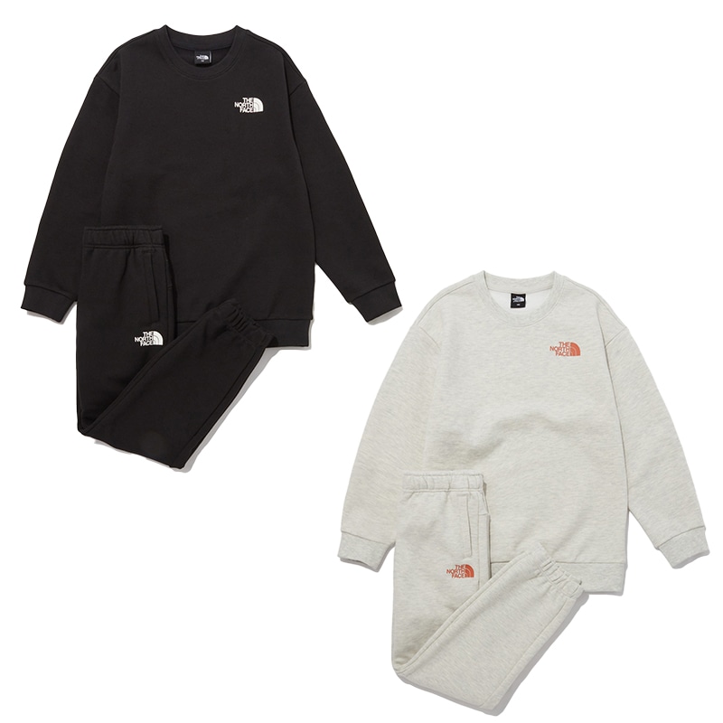 NM5MP56 KS EXPLORING EX SWEAT SETトレーナー スウェット セット 上下 セットアップ 長袖 パンツ ジャージ トレーニング キッズ KIDS 男の子 女の子 ラウンド