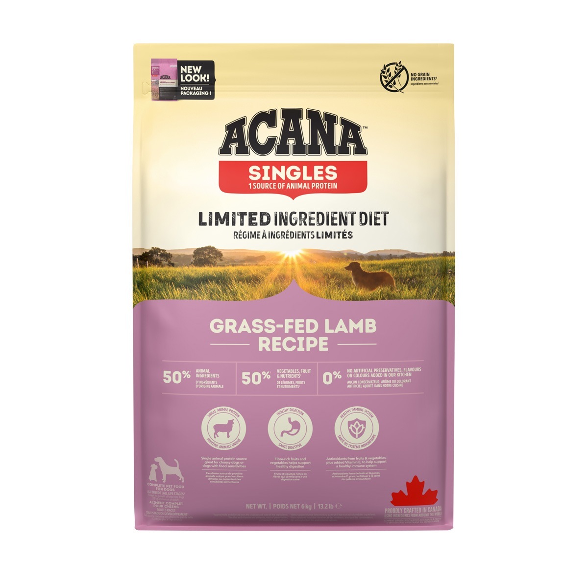 シングル グラスフェッドラム 6kg ドッグフード