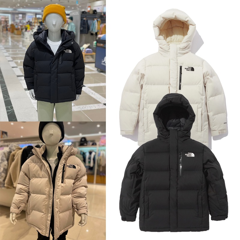 KS GO FREE DOWN JACKET NJ1DN57 ダウン ジャケット コート ジャンパー ショート キッズ 子供 女の子 男の子 ジュニア ヌプシ リモ フリース フード ホワイトレーベル