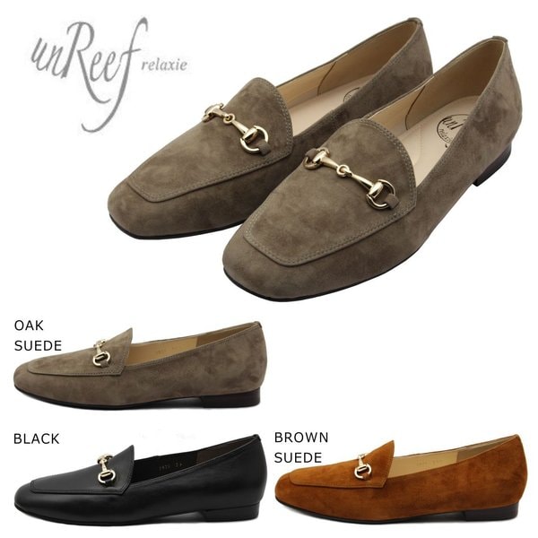 unReef アンリーフ レディース パンプス カジュアル 3821 ビット ローヒール