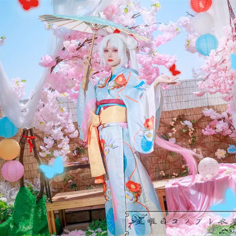 『新作 最安値に挑戦!』 陰陽師 不知火 しらぬい 式神風物詩 浴衣立ち絵　浴衣 コスプレ衣装 コスチューム品質良い 店舗お勧め