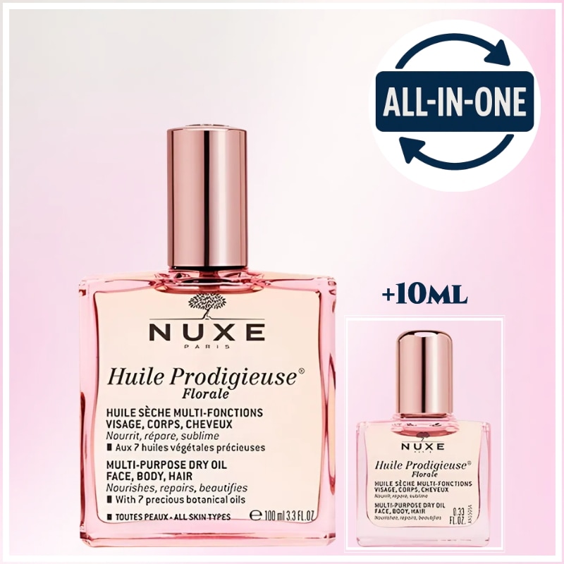 ヌクス プロディジュー フローラル マルチオイル 100ml セット（ミニオイル10ml付き）