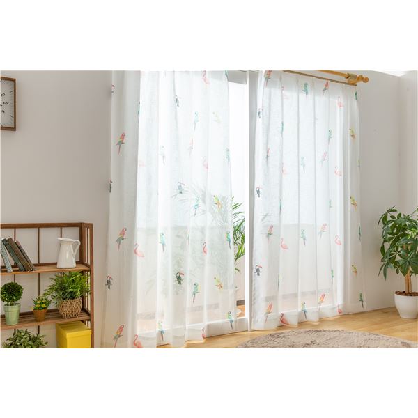 レースカーテン [パサロ ミックス 幅150x丈103cm 1枚] ウォッシャブル