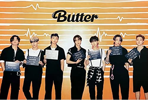 【特価】 BTS バターポスターセット ポスター2枚 215 x 325インチ平行輸入品 絵画