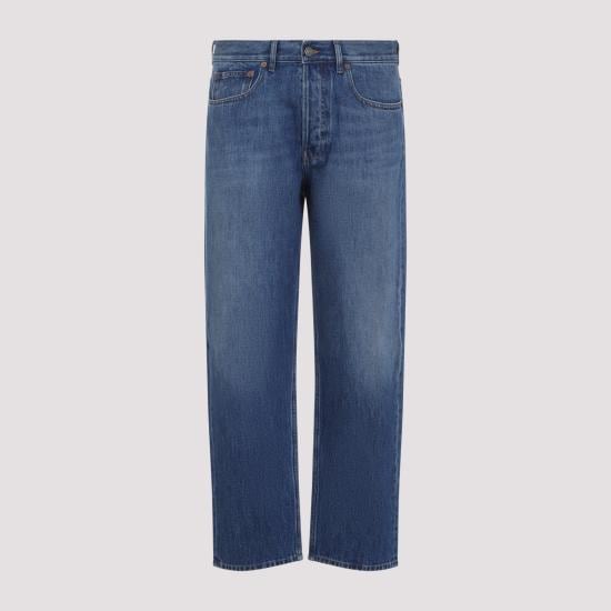 VALENTINO GARAVANI Men Denim Pants 8V3DE05EB6M 558 MEDIUM BLUE DENIM