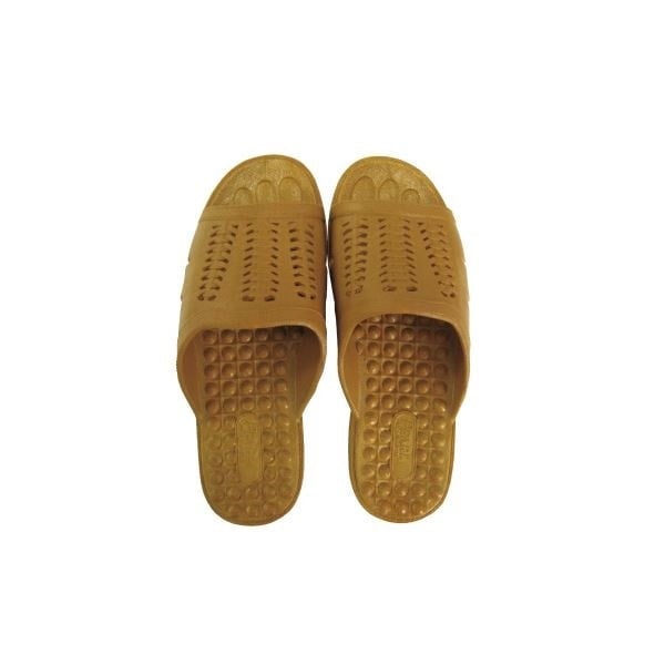 （まとめ）ニッポンスリッパ 成型サンダル 紳士用 M キャメル[x10セット]