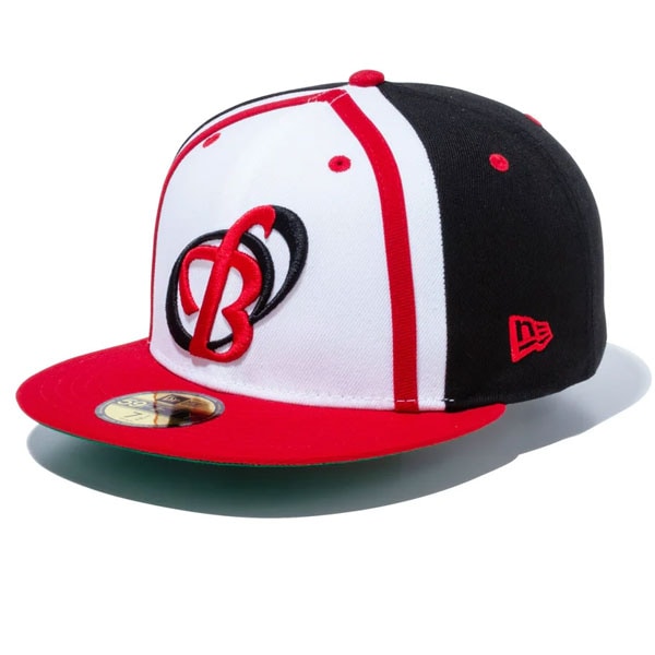 ニューエラ NEW ERA 59FIFTY NPBクラシック 阪急ブレーブス ホワイト/ブラック スカーレットバイザー 14525186 帽子 キャップ