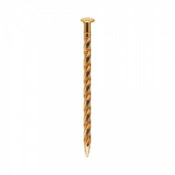 真ちゅう釘 スクリュー 丸頭 12x65 1kg 1582651