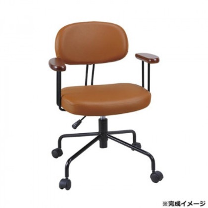 藤沢工業(TOKIO) オフィスチェア OCQ23LF ブラウン