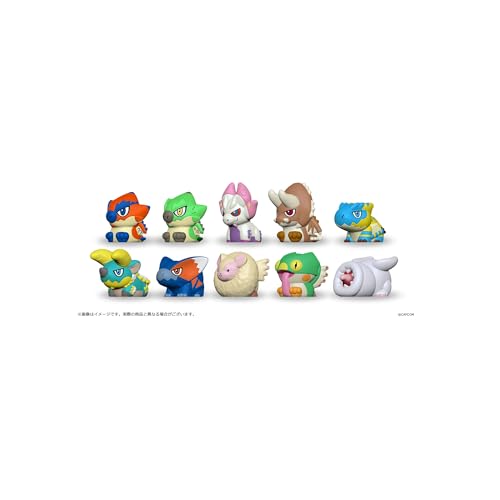 カプコン カプコンフィギュアビルダー フィンガーパペット モンスターハンター Vol.1(BOX) 約全高30～50mm PVC製