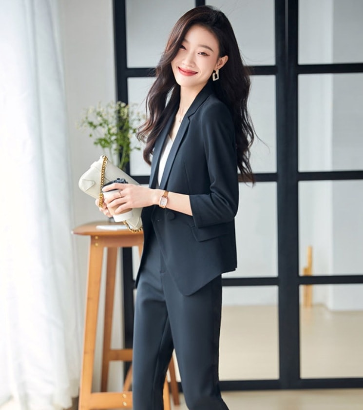 セットアップ デート モテアイテム スーツ タイト 細身 可愛い きれいめ 上品 おしゃれ かっこいい 可愛い ラブリー キュート ガーリー クール モード系 セクシー エレガント 存在感