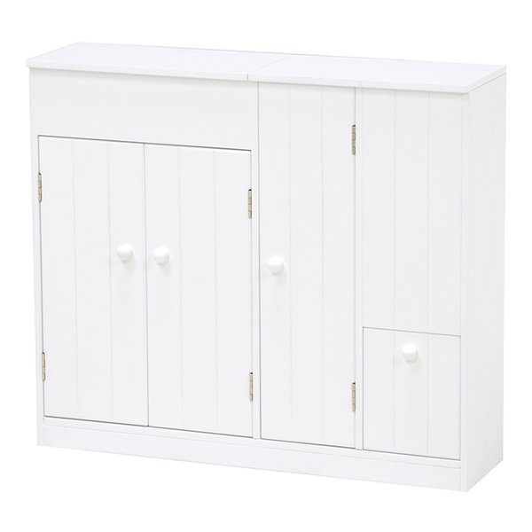 トイレ収納ラック 幅60×奥行16×高さ52cm MTR-6118WH 9,344円