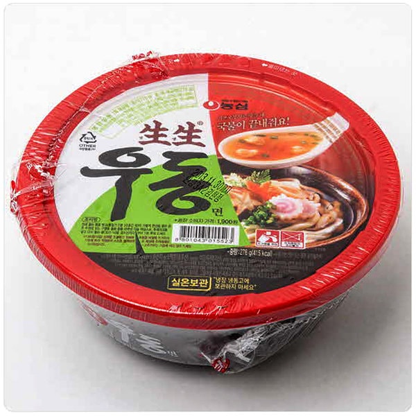 農心)生うどん容器12本入り(M000103)