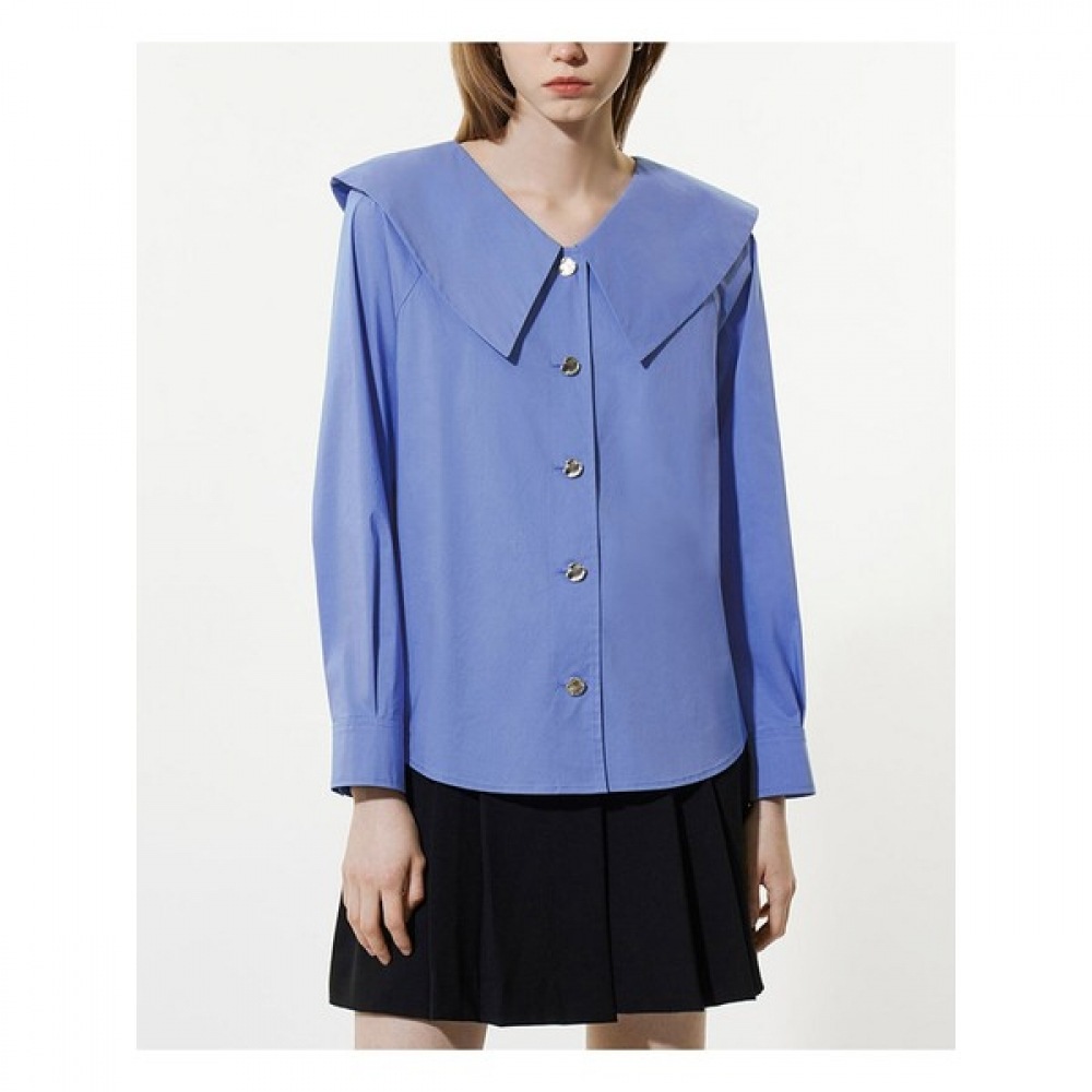 [LIST] セーラーコットンケープカラーブラウス