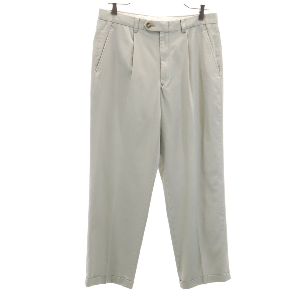 BURBERRY LONDON バーバリーロンドン トラウザー パンツ 82 グレー 三陽商会 タック メンズ 古着