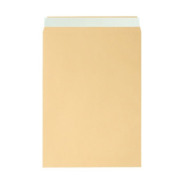 （まとめ）キングコーポレーション クラフト封筒角形A4 85g 枠なし テープ付 100枚[x5]