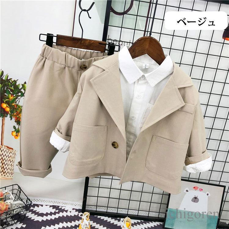 男女兼用その他の子供服その他サスペンダー シャツ 写真 子供 学生 入学式 卒業式 スーツ キッズ セット フォーマル 男の子 入園式 結婚式 ピアノ ベスト 90~130cm パンツ 長袖 子供