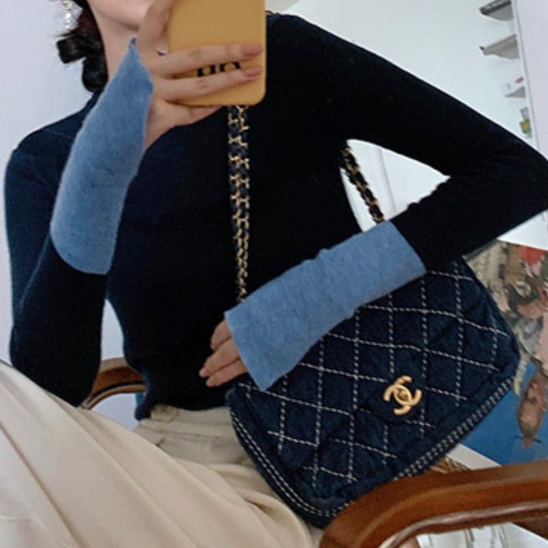 3color レディース トップス ニット セーター ホワイト グリーン ブラック お洒落 177