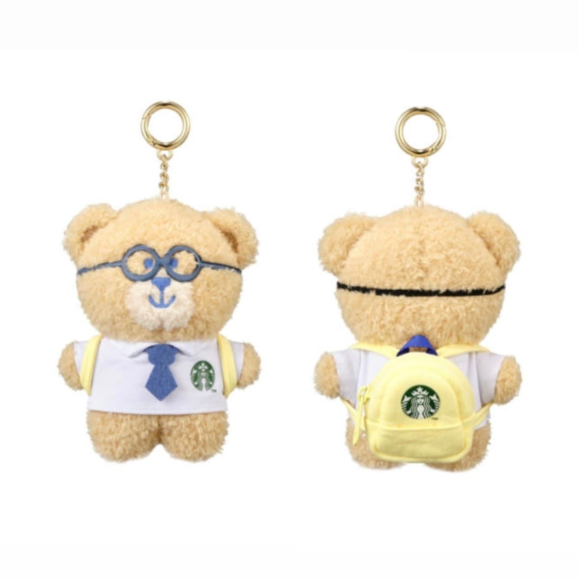 韓国限定 ベアリスタ キーリングキャンパスベア