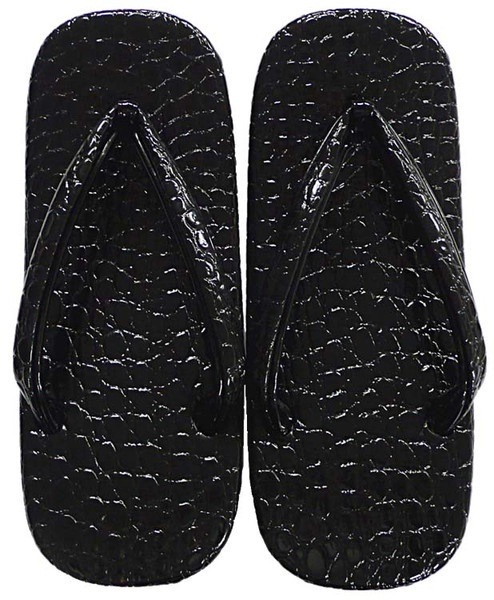 雪駄 965 クロコダイル 黒 お祭り お祭り用 祭り まつり おまつり 神輿 みこし おみこし イベント サンダル せった セッタ 祭式 お祭り用品 服 靴 縁日 浴衣 メンズ 男性 男性用 子