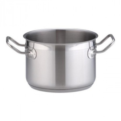 遠藤商事 TKG PRO(プロ) 半寸胴鍋(蓋無) 18cm AHV6418