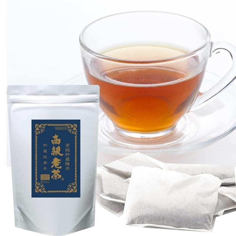 共栄 高級老茶 【ダイエット茶・健康茶】 ティーバッグ お徳用 大袋 68包 (340g) 中国茶 後発酵茶 黒茶 プーアール茶 プアール茶 高級茶 ウェイトコントロール 健康茶 お茶 老茶 (ロウチ