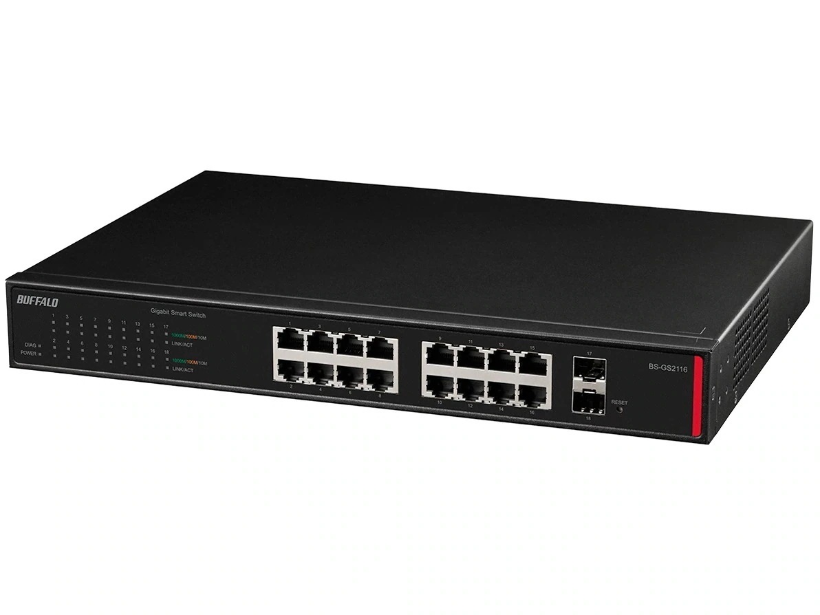 BS-GS2116 [ブラック] スイッチングハブ