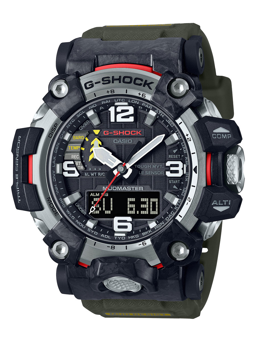 カシオ 【国内正規品】G-SHOCK（ジーショック）　MASTER OF G　MUDMASTER ソーラー電波　メンズタイプ GWG-2000-1A3JF