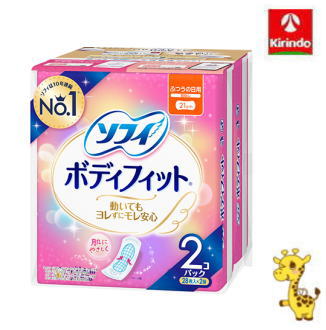 【18個セット】ユニ・チャーム ソフィ ボディフィット 羽なし 28枚入×2個パック【医薬部外品】