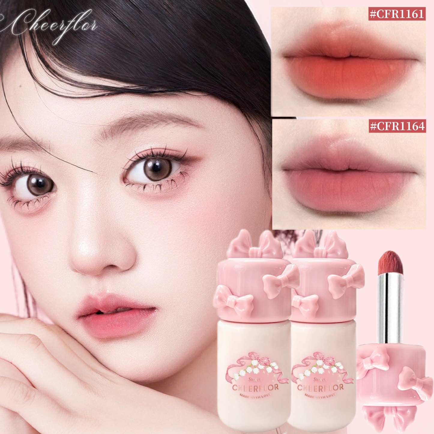 リボン 泥リップ マットリップ リップクリーム リップグロス 多用クリーム ミスト 口紅 チーク qoo10メガ割 コスメ 泥質感 スーパーマットリップ リップベルベット 高発色 リップティント