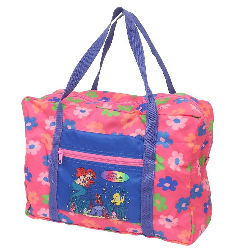 リトルマーメイド ボストンバッグ 折りたたみボストンバッグ PK フラワー ディズニープリンセス 5,059円