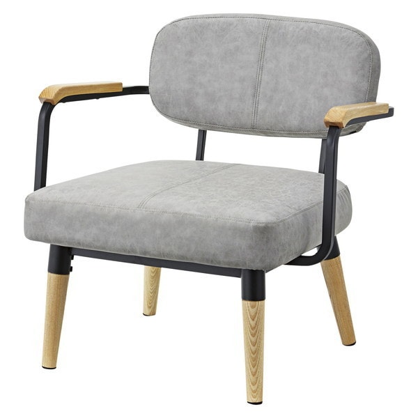 RTO-451GY グレー ロイス [1人掛けソファ] メーカー直送