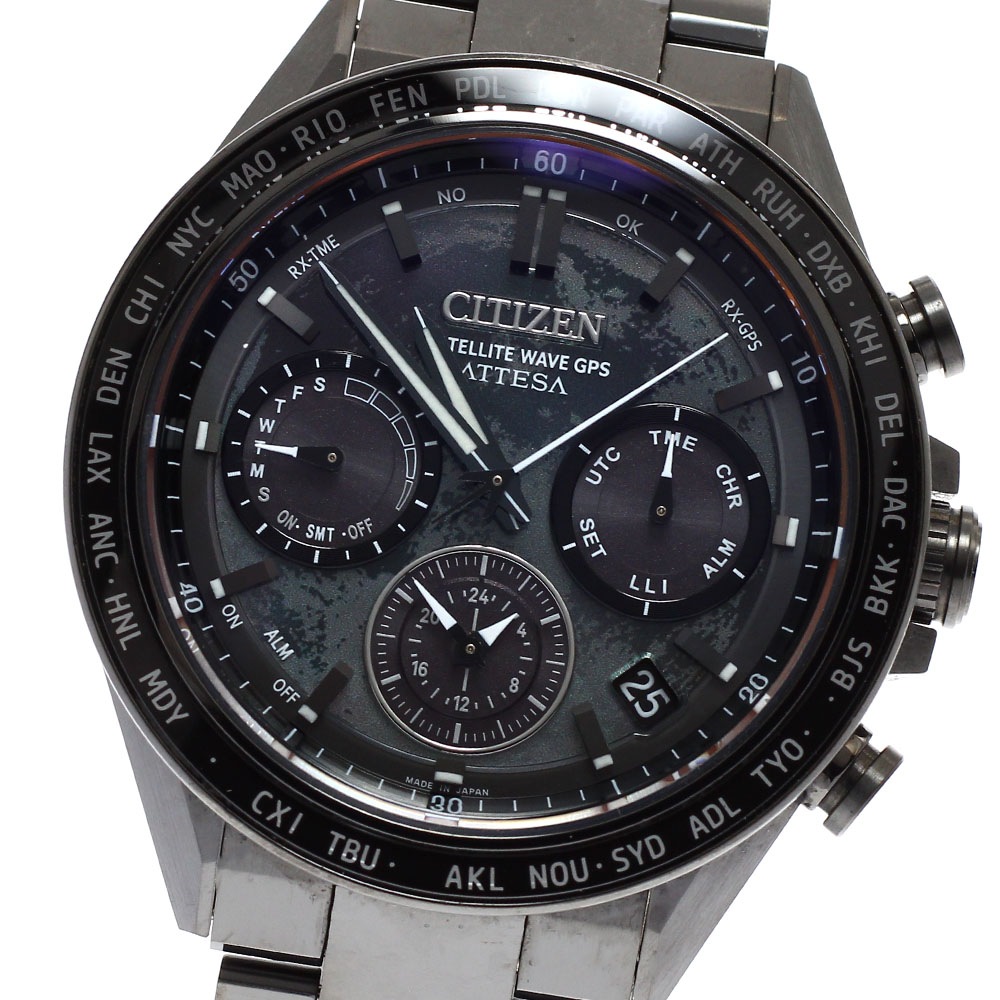シチズン CITIZEN F950-002XB03/CC4065-61Y アテッサ ACT Line HAKUTO-R エディション ソーラー電波 メンズ 保証書付き_922512【中古】