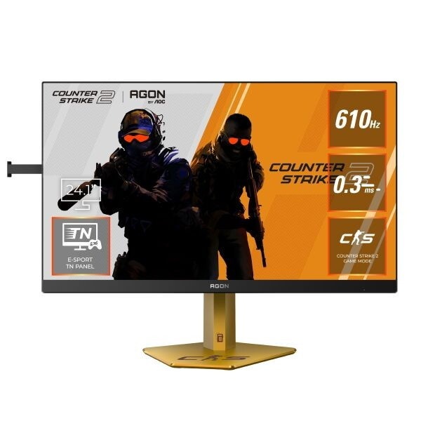 CS24A/P/11 ゲーミング液晶ディスプレイ 24.1型/1920×1080/HDMIDisplayPort/ブラック/スピーカー:なし/610Hz