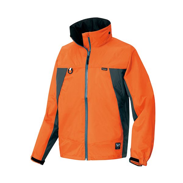 アイトス 全天候型ジャケット3層ミニリップ オレンジチャコール Lサイズ AZ-56301-063-L 1着