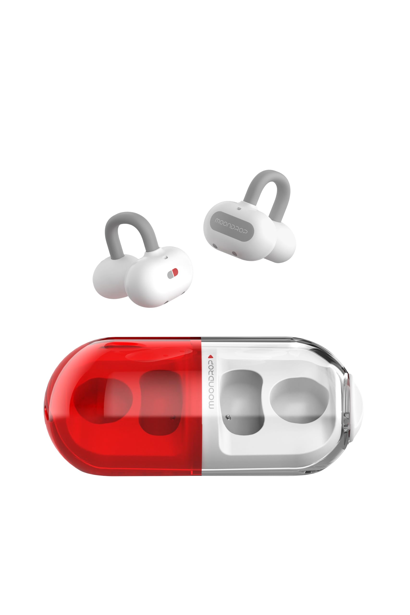 水月雨 Moondrop Pill オープンイヤー型ワイヤレスイヤホン イヤーカフ イヤホン オープンイヤー ワイヤレス Bluetooth 6.0 開放型 耳挟み式 【IPX4防水 / 最大28時間 5,433円