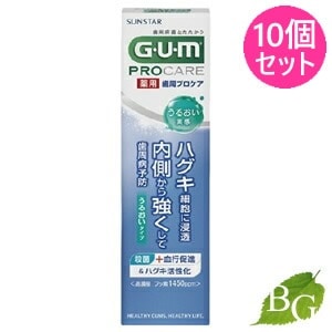 サンスター ガム 薬用 歯周プロケア ペースト うるおいタイプ 85g 10個セット