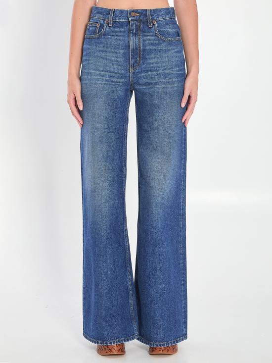 CHLOE Women Denim Pants CH25ADP42251 BLUE