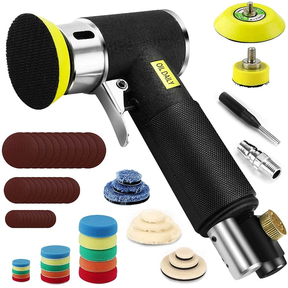 ポリッシャー エアアングルサンダー 空気圧研磨機 エアーグラインダー 偏心ポリッシャー DIY 研磨　洗車