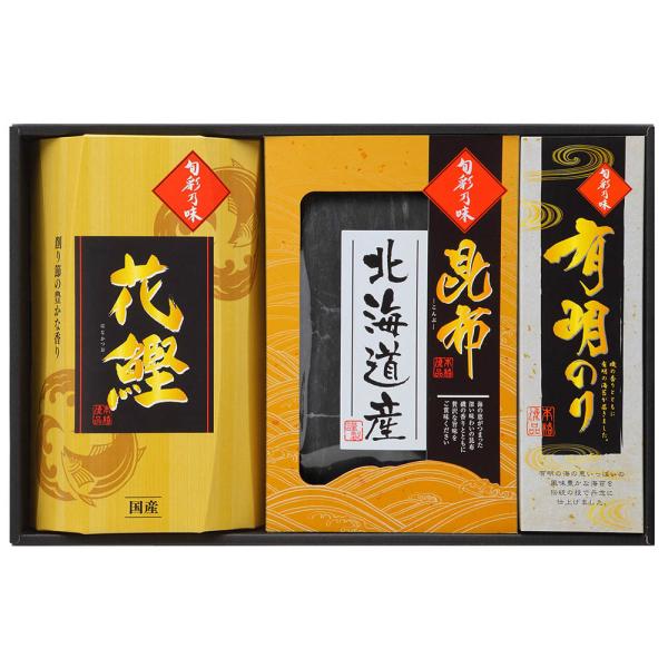 和匠選 味わいギフト 出汁昆布 かつお節 有明のり SISK