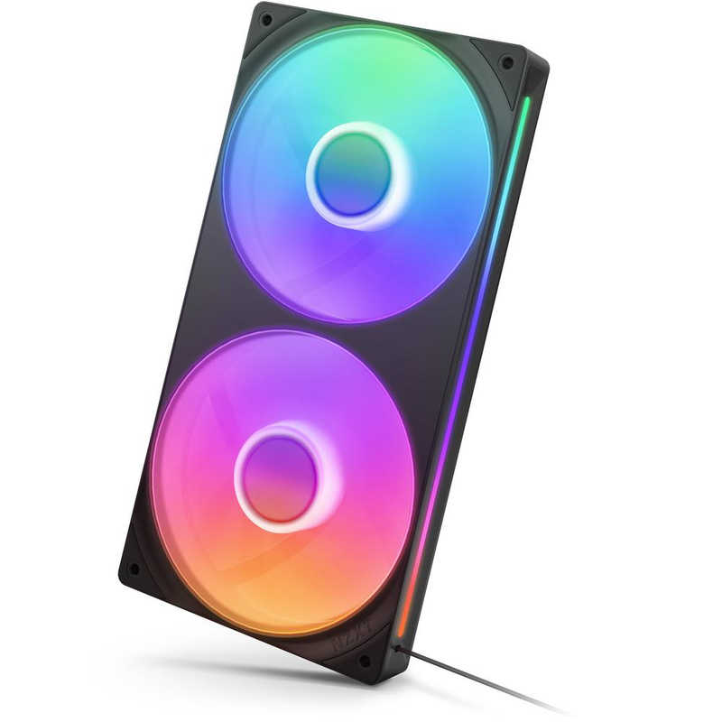 NZXT　ケースファン シングルフレーム F240 RGB CORE ［ 240mm /2400RPM ］ ブラック　RF-U24HF-B1