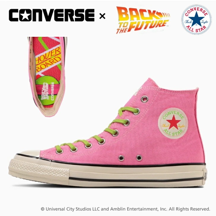 コンバース スニーカー オールスター エイジド ＨＢ ＨＩ ／ バック・トゥ・ザ・フューチャー レディース メンズ CONVERSE ALL STAR AGED HB HI / BACK TO THE