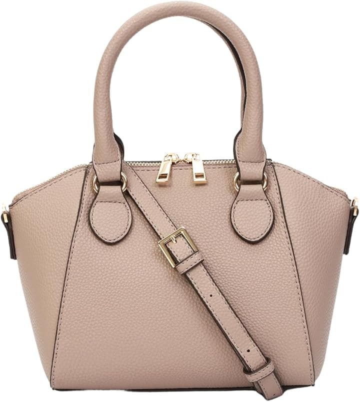 ショルダーバッグ ハンドバッグ レディース 2way トート ミニ 軽量 コンパクト 斜めがけ ポーチ 2種類のストラップ(グレージュ)