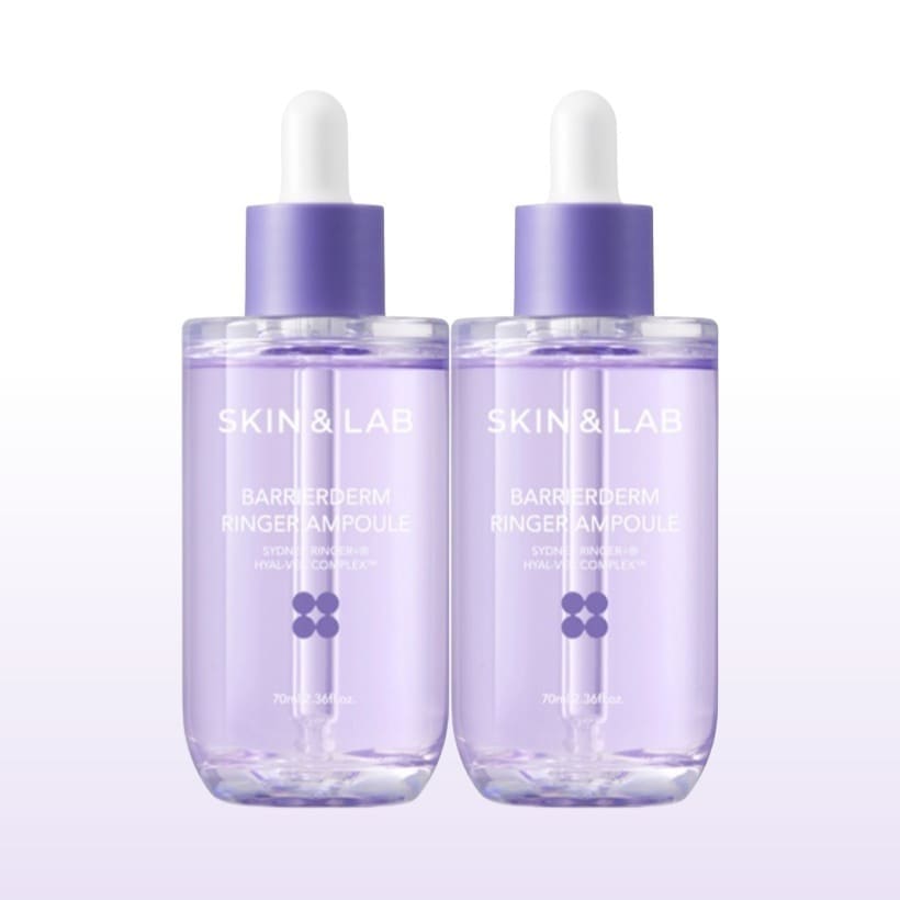 [1+1肌保湿アンプル韓国人気] バリアダム点滴アンプル70mlx2本 / 韓国コスメ おすすめ 紫色の水しぶき スキンケアアンプル肌のキメ改善 100時間 バリア改善 敏感肌 保湿ケア