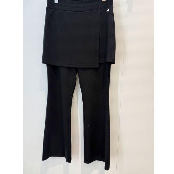 女性レギュラーフィット スカンツ QR122OPF12 BLK